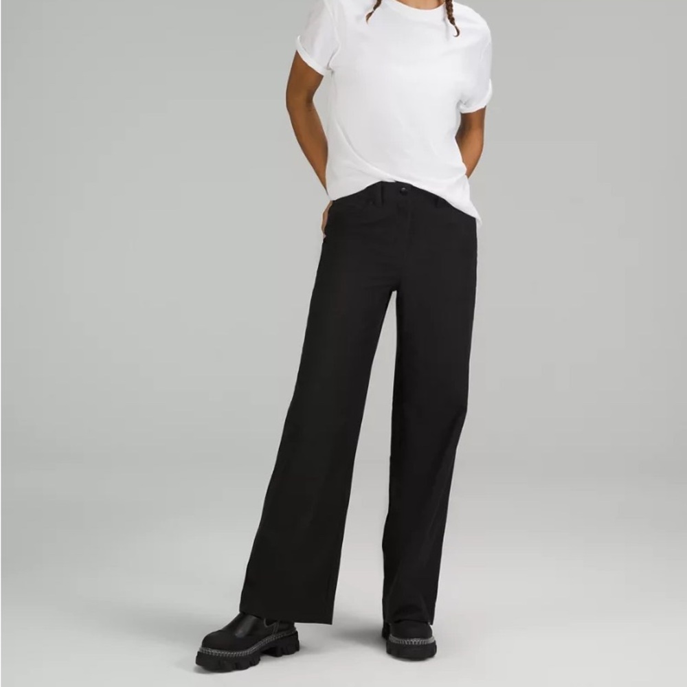 Lululemon Athletica City Sleek 5-pocket High-rise Wide Leg Pant
